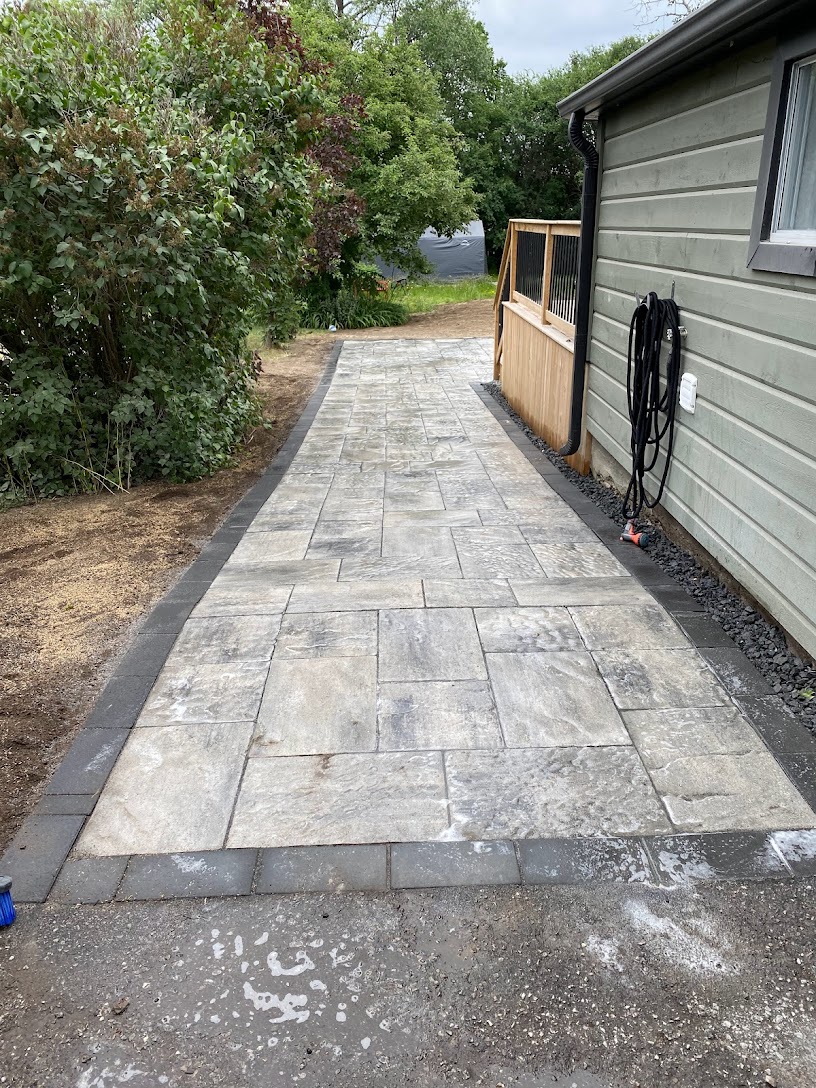 CUSTOM INTERLOCK WALKWAY INSTALLATION